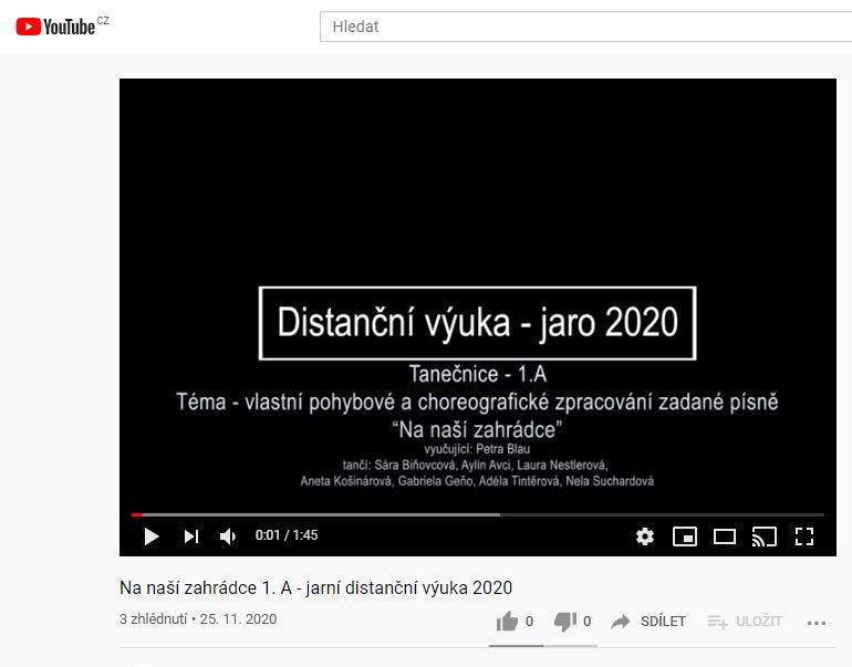 dist.vyuka jaro tanecni obor na nasi zahradce