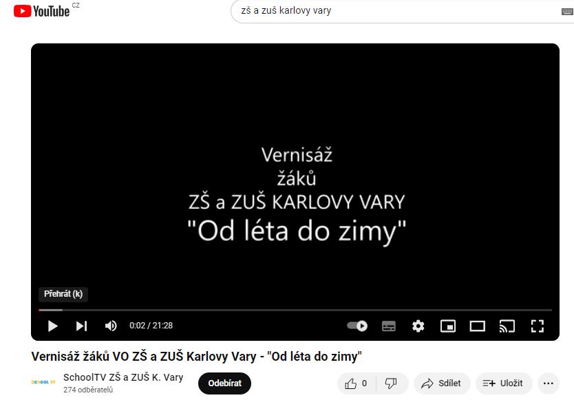 vernisaz Od leta do zimy